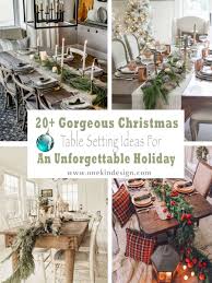 This beautiful table setting features red accents. 20 Gorgeous Christmas Table Setting Ideas For An Unforgettable Holiday