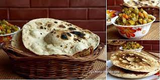 Tandoori Roti Served With Mixed Vegetable Sabji Tandoori Roti Roti Indian Bread