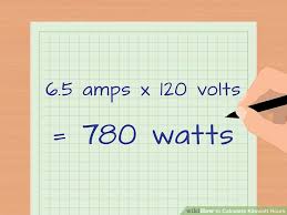 how to calculate kilowatt hours with calculator wikihow