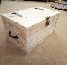 How to make a modern coffee table | pdf plans. Handmade Wooden Chest With Storage Toy Box Blanket Box Coffee Table Rustic Style Made With Reclaimed Pallet Wood Southampton Wood Recycling Project