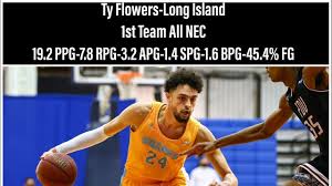Ty Flowers Season Highlights LIU-Senior Season 21-22 Season