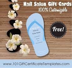 Choose from various themes, holidays, colors and styles then click to start customizing. Nail Salon Gift Certificates Free Nail Salon Gift Certificates Customize Online