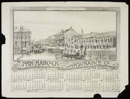 Maybe you would like to learn more about one of these? Calendar For John Hancock Mutual Life Insurance Company Boston Mass 1892 Historic New England