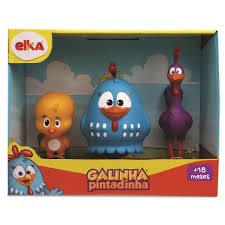 Aqui você encontra jogos infantis, brinquedos educativos, motos elétricas, carros elétrico, bey blade, bebê reborn, nerf, bonecas, barbie, baby. Mini Figuras Galinha Pintadinha 3 Personagens Elka Bumerang Brinquedos