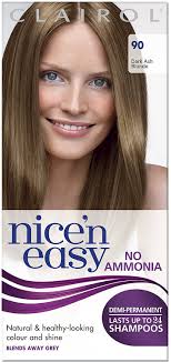 Most people use dark brown ash hair dye to get rid of red hair and for… Clairol Nice N Easy Semi Permanent Hair Dye No Ammonia 90 Dark Ash Blonde Amazon Co Uk Beauty