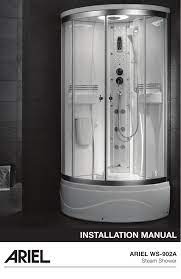 See all steam shower from ariel. Installation Manual Manualzz