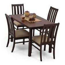 Deluca Mini 4 Seater Dining Table Set Dining Table Four Seater Dining Table