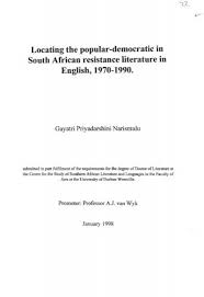 The information will be displayed in a slightly altered format. Locating The Popular Democratic In South African Researchspace