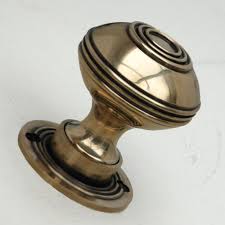 large brass regency bloxwich door knobs