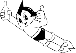 Color by number printable coloring pages for kids. Drawing Astroboy 45257 Cartoons Printable Coloring Pages