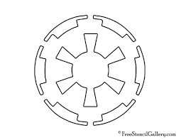 Star Wars Galactic Empire Symbol Stencil Free Stencil Gallery Star Wars Prints Star Wars Stencil Star Wars Symbols