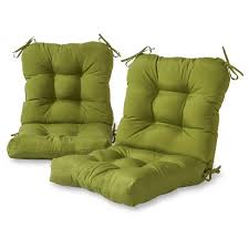 Wide range of seat pads available to buy today at dunelm, the uk's largest homewares and soft furnishings store. Set Of 2 Solid Outdoor Seat Back Chair Cushions Hunter Kensington Garden Target