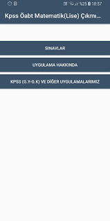 Maybe you would like to learn more about one of these? Kpss Oabt Matematik Lise Cikmis Sorular Fur Android Apk Herunterladen