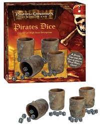15 Off Was 40 00 Now Is 33 89 Pirates Of The Caribbean Pirate S Dice A Game Of High Seas Deception Pirates Of The Caribbean Dice Games Pirates