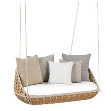 Dedon Swingus Hanging Loveseat Hanging Garden Chair Hanging Lounge Chair Love Seat