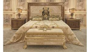 Noble Italian Bed With Surround King Sized Headboard