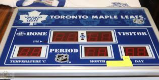 Full name toronto maple leaf hockey club. Brand New Toronto Maple Leafs Scoreboard Clock