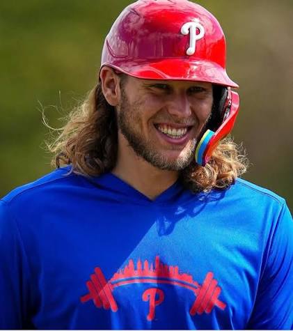 Alec Bohm has the flow going with his hair. He is the leading candidate to  be the cleanup hitter again this year. Here are his stats from his five  years with the