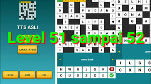 Kunci Jawaban Game Tts Asli Level 51 52 Youtube