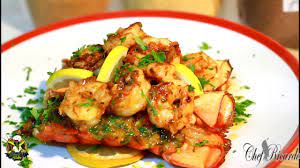 Garlic And Butter Lobster Shrimp Jamaican Dinner Chef Ricardo Coo Easy Dinner Recipes Shrimp Recipes For Dinner Shrimp Recipes Healthy