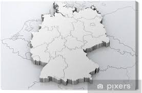 Grote kaart duitsland en de buurlanden (1280x1024). Canvas Duitsland En De Buurlanden Detail Pixers We Leven Om Te Veranderen