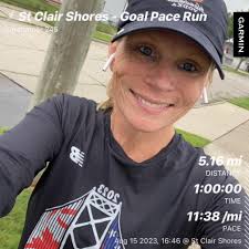 achieving 9 mile goal pace with coaching