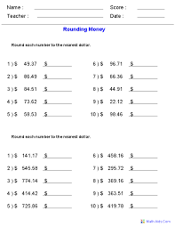 Rounding Worksheets Rounding Worksheets For Practice