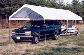 Gardco slenderform sfc/sfcr garage and canopy luminaire features high output leds and a sleek, yet powerful, low profile design. King Canopy 10 X 27 Universal Portable Garage Canopy Shelter