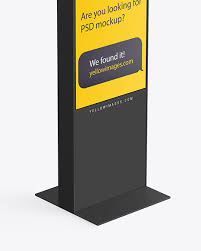 Download this huge free wedding mockup scene creator + premium version set that includes 10 mockups and 65 wedding objects and elements use the photoshop for quick customization of these free mockup to make your exclusive and original wedding invitation design look professional and the. Led Display Stand Mockup In Outdoor Advertising Mockups On Yellow Images Object Mockups