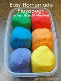 Easy Homemade Playdough Recipe Living Well Mom Plasticina Caseira Ideias De Atividades Para Criancas Criancas Faca Voce Mesmo