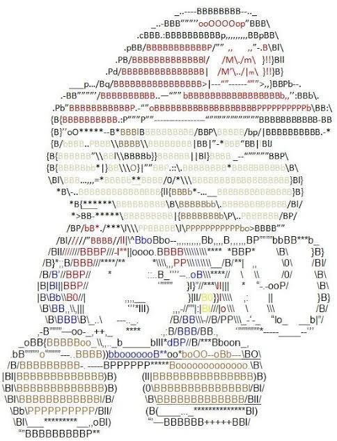 Resultado de imagem para ascii art"
