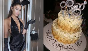 The track appears on grande's new album sweetener , due aug. Ariana Grande Celebrates 26th Birthday With 7 Rings Inspired Cake