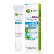 Garnier Pure Active Sensitive Anti Acne Serum Cream 30ml Produk Kecantikan Kecantikan Produk