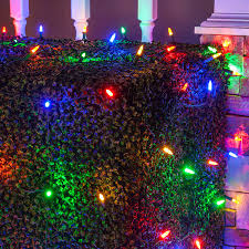 Decorating with net christmas lights is something many families are taking advantage of. Wintergreen Lighting Multicolor Led Net Lights Outdoor Led Holiday Lights Net Outdoor Decorative Lights Christmas Net Lights Hedge Christmas Lights Set Of 100 4 X 6 Ft M5 Lights Multicolor Buy Online