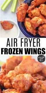 Air Fryer Frozen Chicken Wings Recipe In 2020 Air Fryer Recipes Healthy Air Fryer Recipes Chicken Frozen Chicken Wings