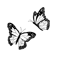 Especially a couple of small butterflies flying up from the neck up to the ear looks. Tiny Butterfly Tattoo Outline Novocom Top