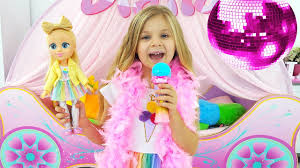 Size (2) xl (1) l (1) s (2) xl (1) l (1) s. Diana Pretends To Be A Singer With A New Doll Candy Town Youtube