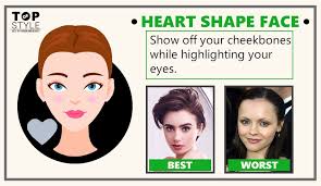 As most of the hair can be found at the top of your head, the bangs cover your forehead while showing off your gorgeous cheeks and jawline. Best Worst Hairstyles For Different Face Shapes Of Women Topofstyle Blog