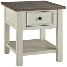 Signature Design by Ashley Tory 000026029690 White Rectangular End Table  with Drawer