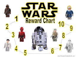 Star Wars Reward Chart Reward Chart Kids Star Wars