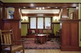 Mission Style Living Room Craftsman Living Room Remodel By Craftsman Arts Crafts Bungalow Interiors Craftsman Living Rooms Craftsman Interior Design