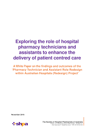 Explore all 335.000+ current jobs in united kingdom and abroad. Pdf Exploring The Role Of Hospital Pharmacy Technicians And Assistants To Enhance The Delivery Of Patient Centered Care A White Paper On The Findings And Outcomes Of The Pharmacy Technician And Assistant