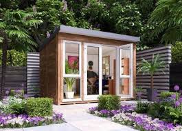 Titania Garden Office Design Gartenhaus Flachdach Gartenhaus Gartenhaus Kaufen