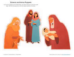 All the same joseph and mary presented jesus in the temple and this picture shows the high priest simeon and the prophetess anna. Simeon And Anna Saw Jesus Archives Children S Bible Activities Sunday School Activities For Kids