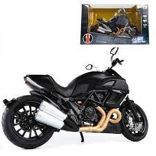 1 12 Scale Diavel Cruiser Superbike Diecast Model Ducati Bike Motorcycle Race Car Miniature Metal Collection Toy Boy Gifts Racing Motorcycles Motorcycle Ducati