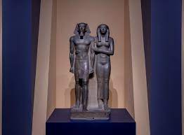 King Menkaure (Mycerinus) and queen