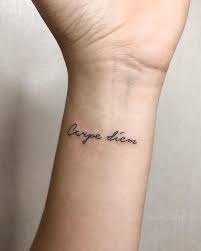 Carpe diem inked on your wrist or on your fist can hurt. 101 Amazing Carpe Diem Tattoo Designs You Need To See Carpe Diem Tattoo Hand Tattoos Neck Tattoo