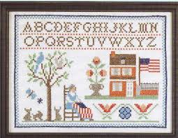 It's a beautiful design and the pattern is easy to read. Country Stitching Betsy Ross House Stamped Cross Stitch Kit