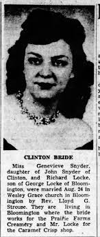 Genevieve & Richard Locke Wedding Anouncement