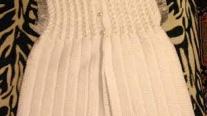 Yakadan Baslama Burgu Ve Buzlu Cam Orneginde Tek Parca Olarak Orulen Bebek Yelegi Yapimi 1 Yas Orgu Resimli Anlatimli Orgu Sitesi Orgu Yelek Sal